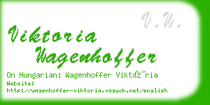 viktoria wagenhoffer business card
